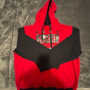 Sean John 3XL red and black hoodie.